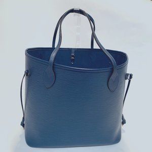 Louis Vuitton Neverfull MM Epi Sapphire